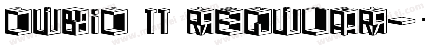 cubic 11 regular字体转换